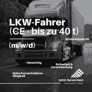 LKW-Fahrer CE bis zu 40t